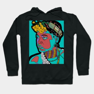 Colorful African boy portrait Hoodie